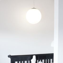 Scandinavian Pendant Light Opal Glass 50cm - Ball 50