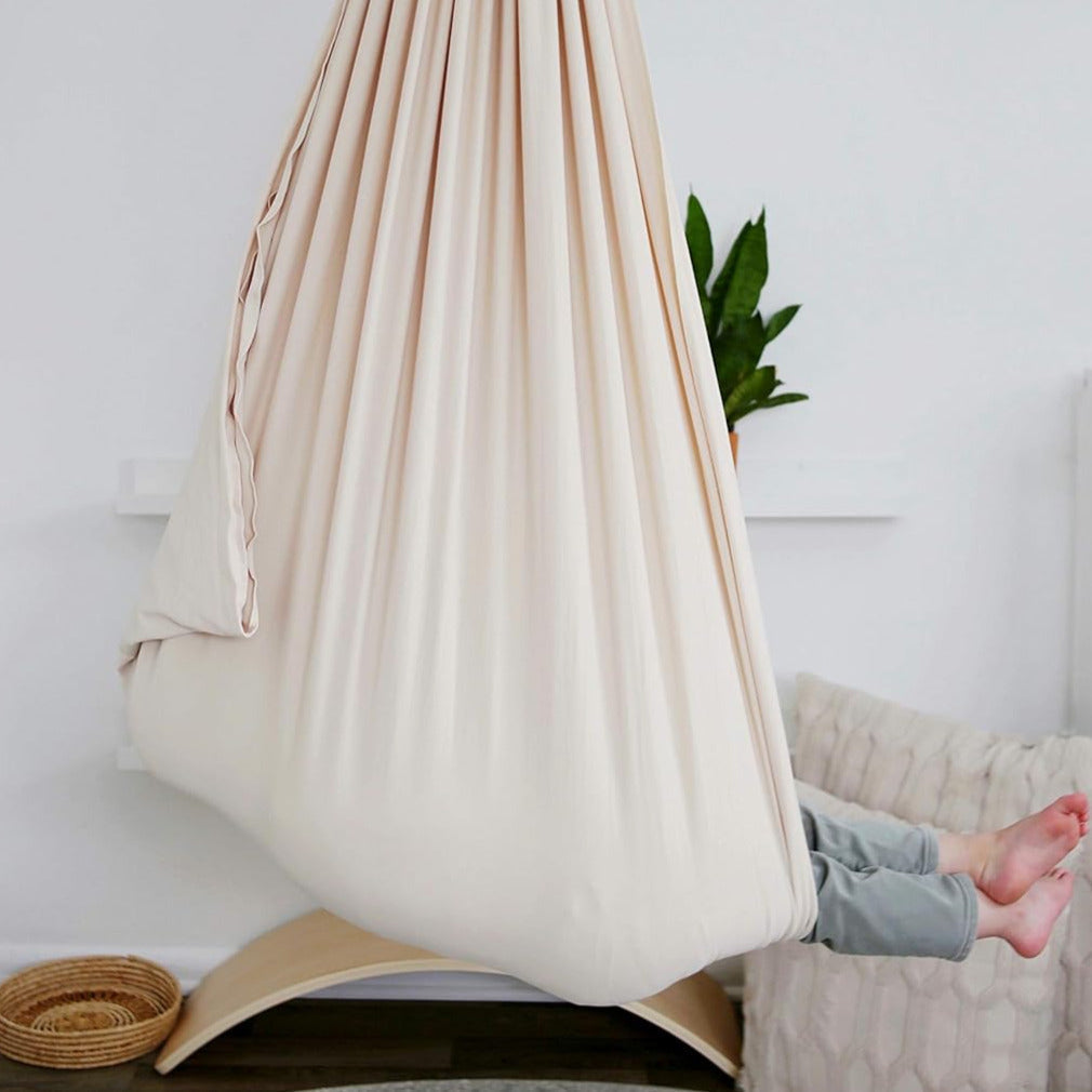 Kids Sensory Swing – Cotton Hammock Cocoon Seat, Calming Indoor Swing, 6 Colours