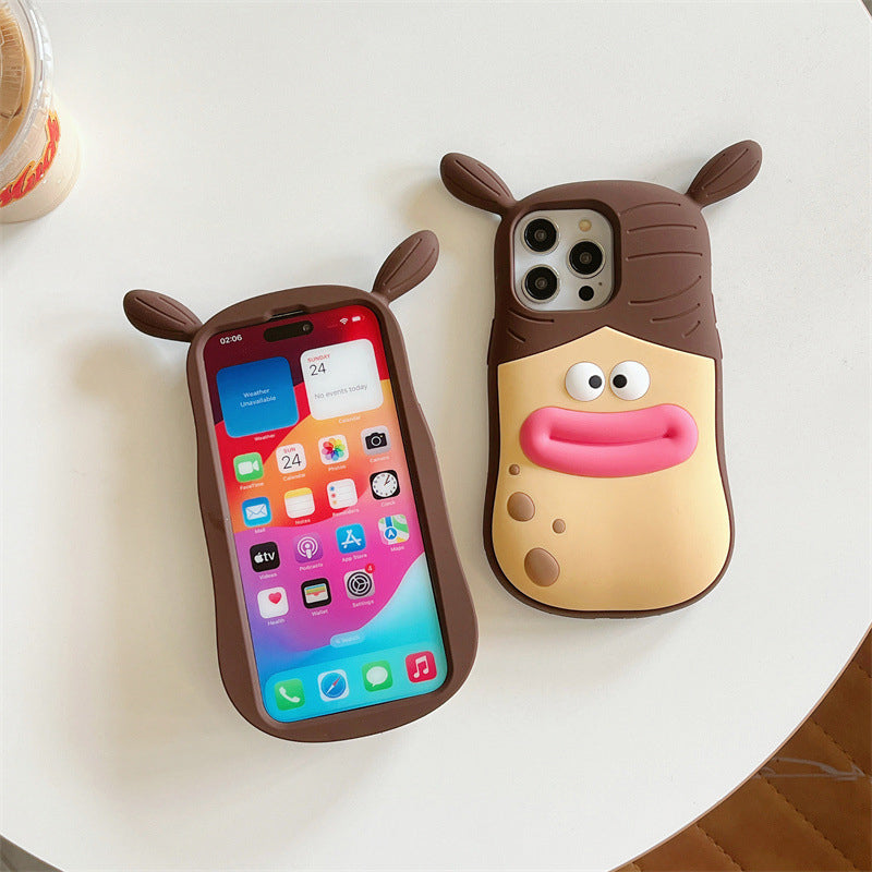 Stylish Phone Case with Fun 3D Cartoon Design