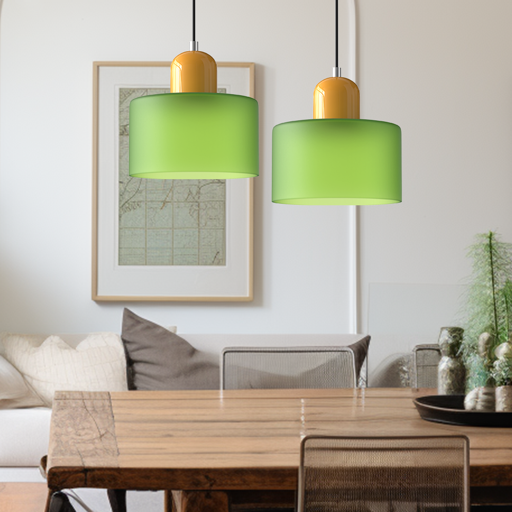 Elongated Halo Pendant Lamp with Sleek Modern Design
