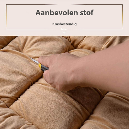 Car Seat Cushion – Quilted Plush Front Seat Cover with Headrest, Soft & Breathable, 4 Colours