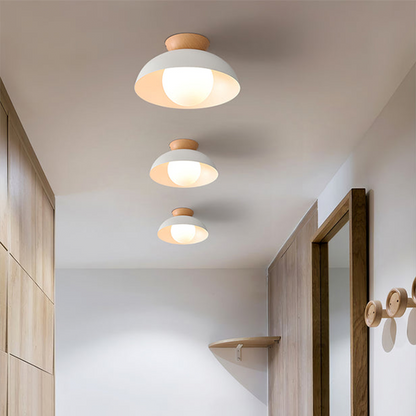 Modern Minimalist Semi-Flush Mount Ceiling Light