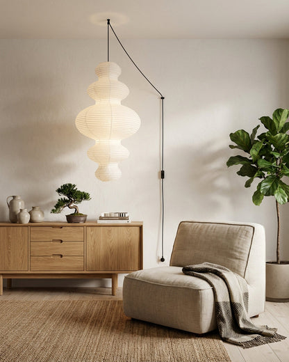 Akari Juni Plug In Pendant Lamp