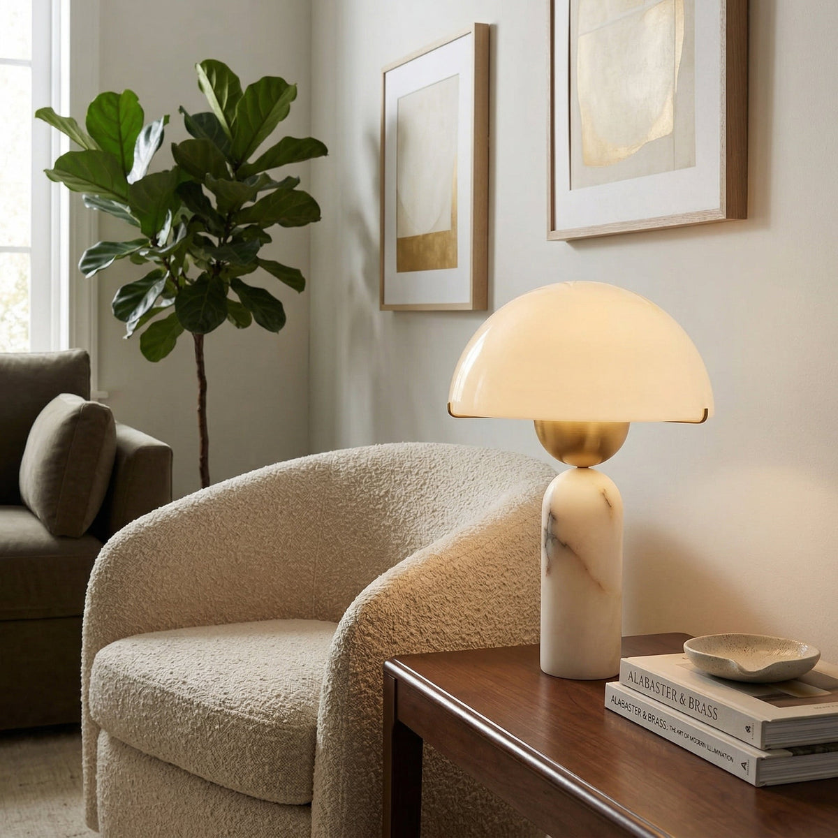 Peono Alabaster Table Lamp