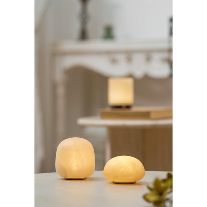 Alabaster Petite Portable Lamp (Built-in Battery)