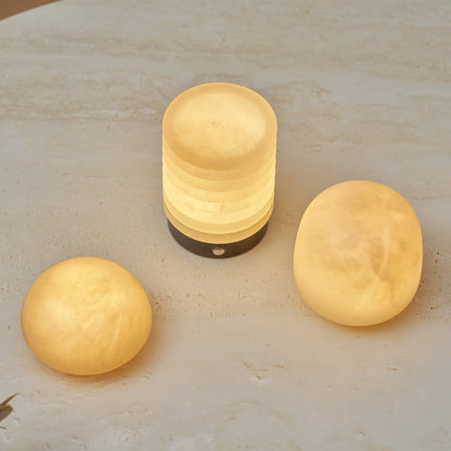 Alabaster Petite Portable Lamp (Built-in Battery)