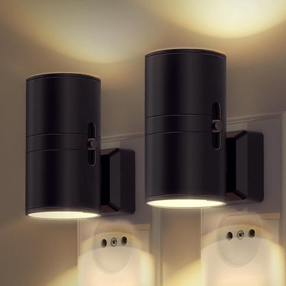 Wall Lamp Socket LED Dimmable Day Night Sensor 10W Warm Light Bedroom Hall | Sansoti