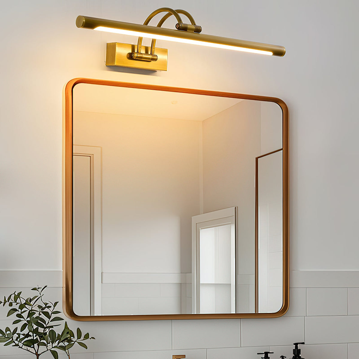 Alton Brass Rechargeable Wall Lamp
