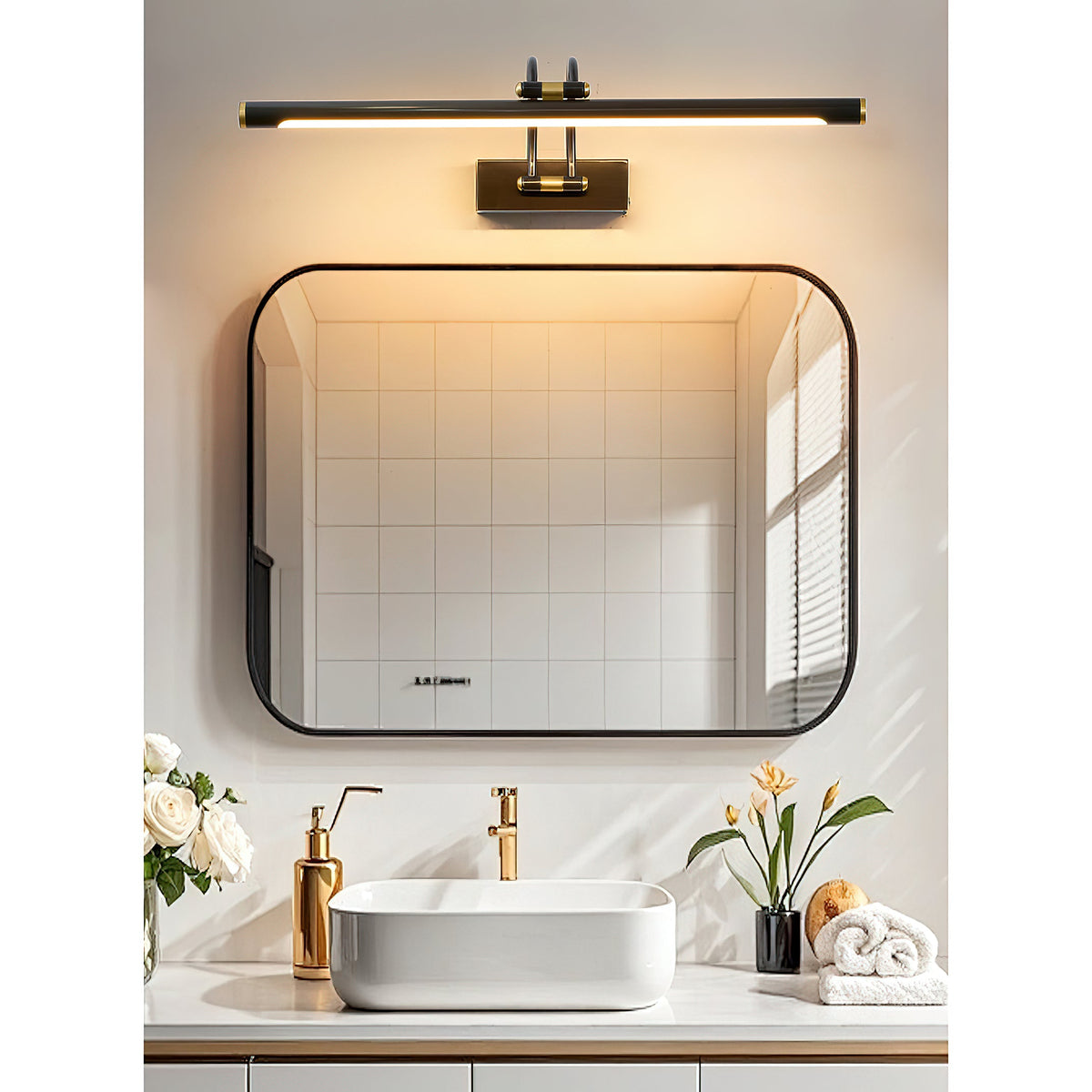 Alton Brass Rechargeable Wall Lamp