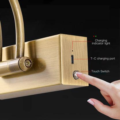 Alton Brass Rechargeable Wall Lamp