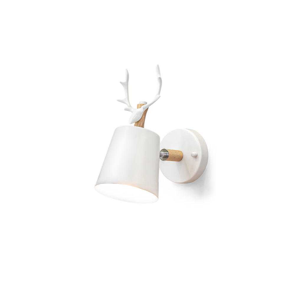 Antler wall sconce