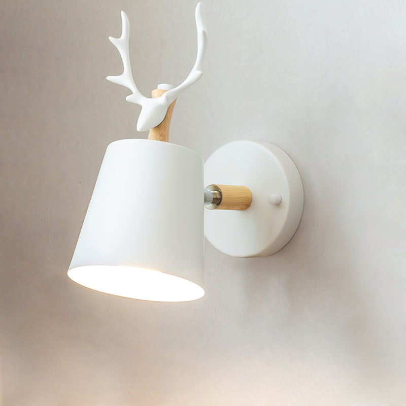 Antler wall sconce