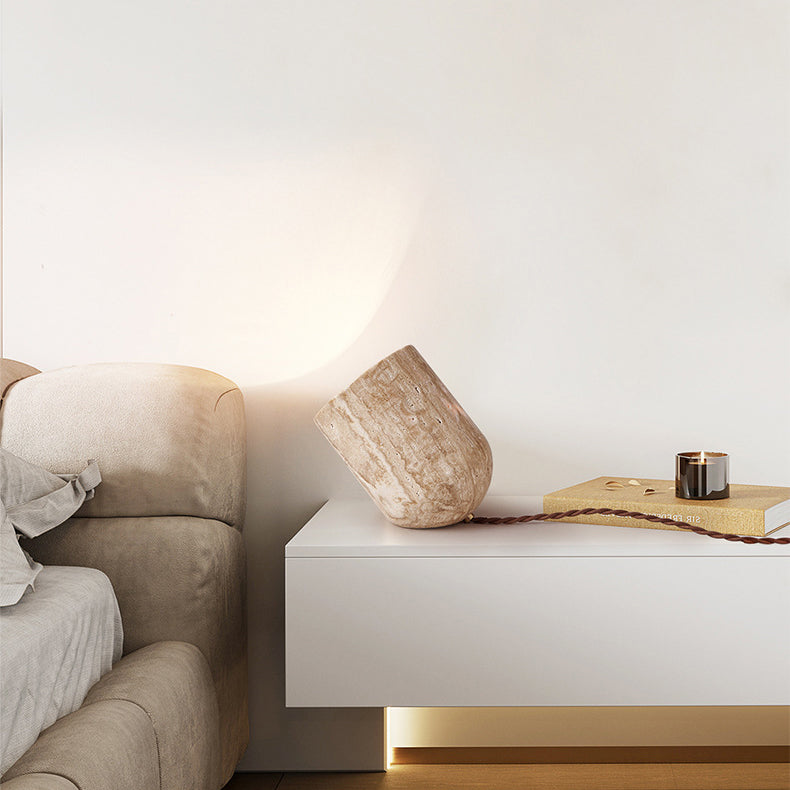 Japanese Table Lamp - Cylindrical Night Light
