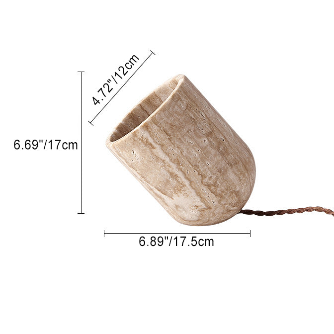 Japanese Table Lamp - Cylindrical Night Light