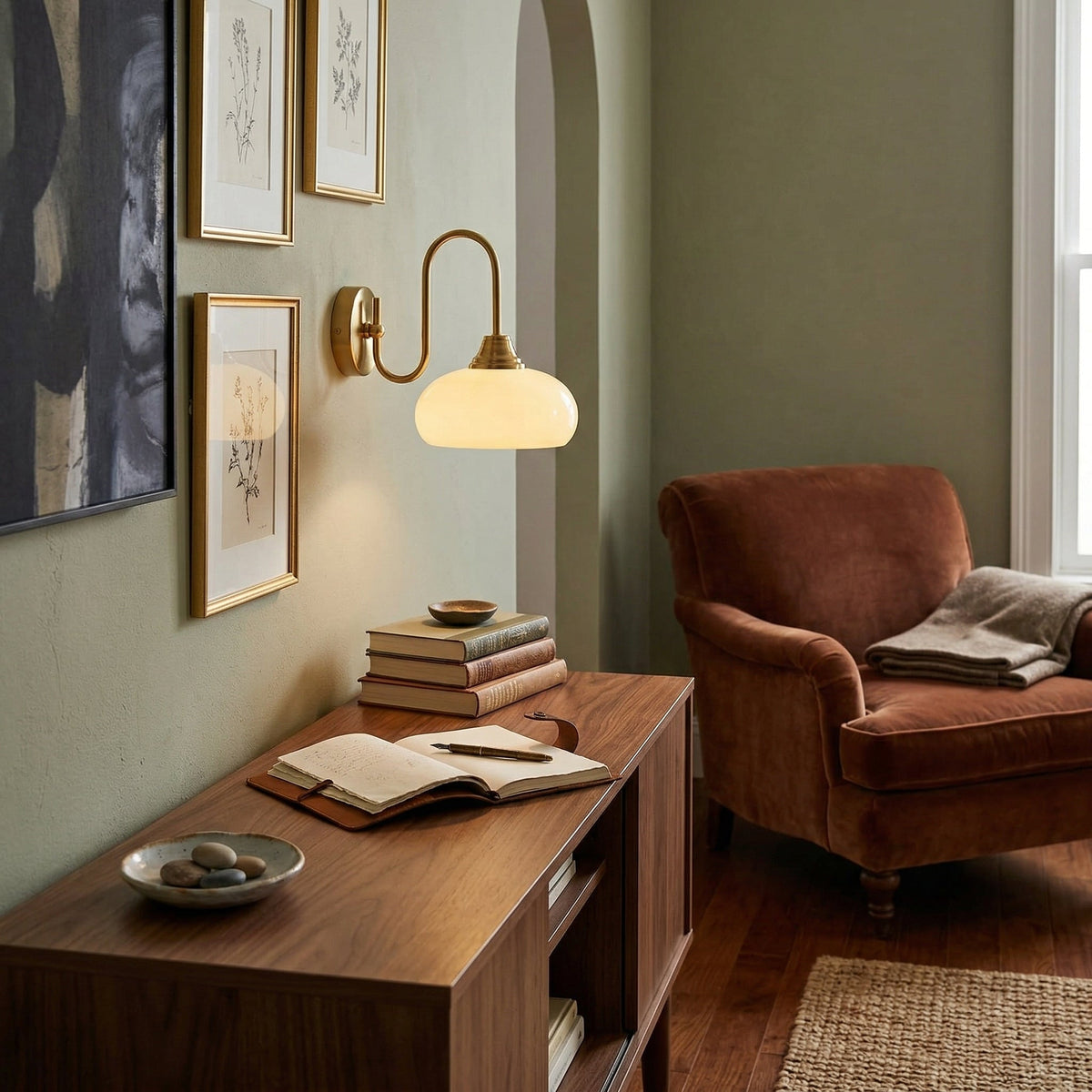 Nova Glass Wall Light