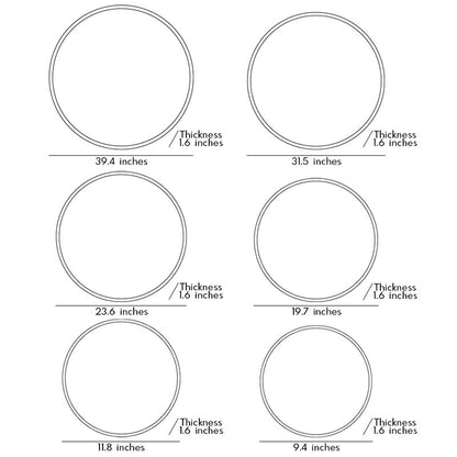 Full Moon Lamp Wall Modern Round LED Artistic Lamp
