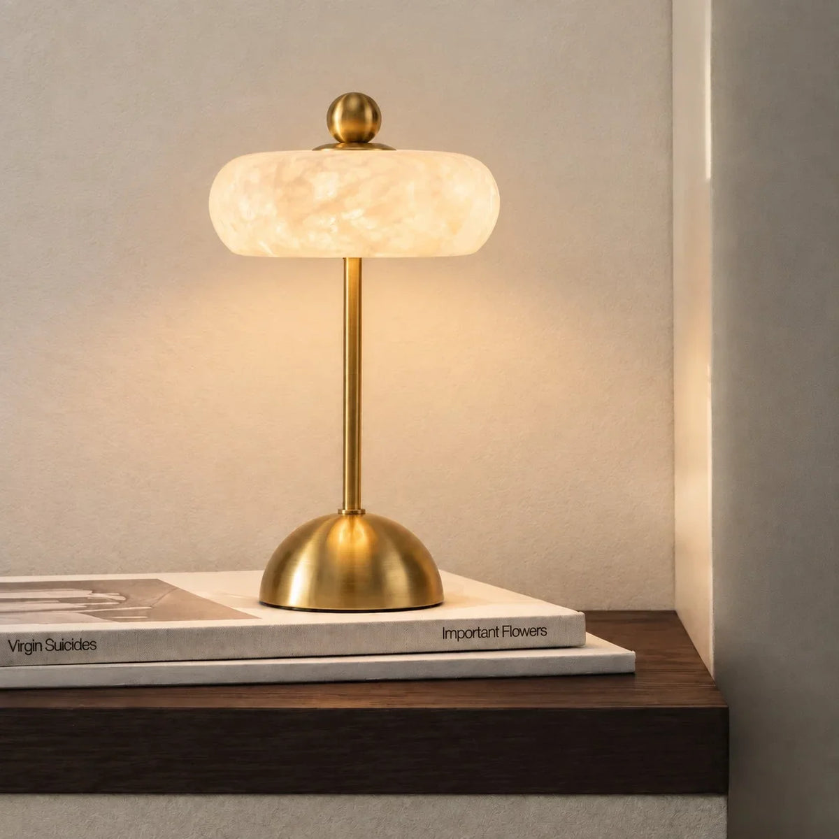 Calie Memphis Glass Bauble Touch Table Lamp