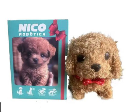Robot Dog Toy – Interactive Lifelike Puppy, Responds to Touch & Sound, Brown or White
