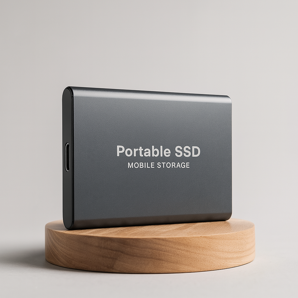 Portable SSD USB-C 3.1 1TB 2TB 4TB Fast Compact Black Blue Red | Sansoti