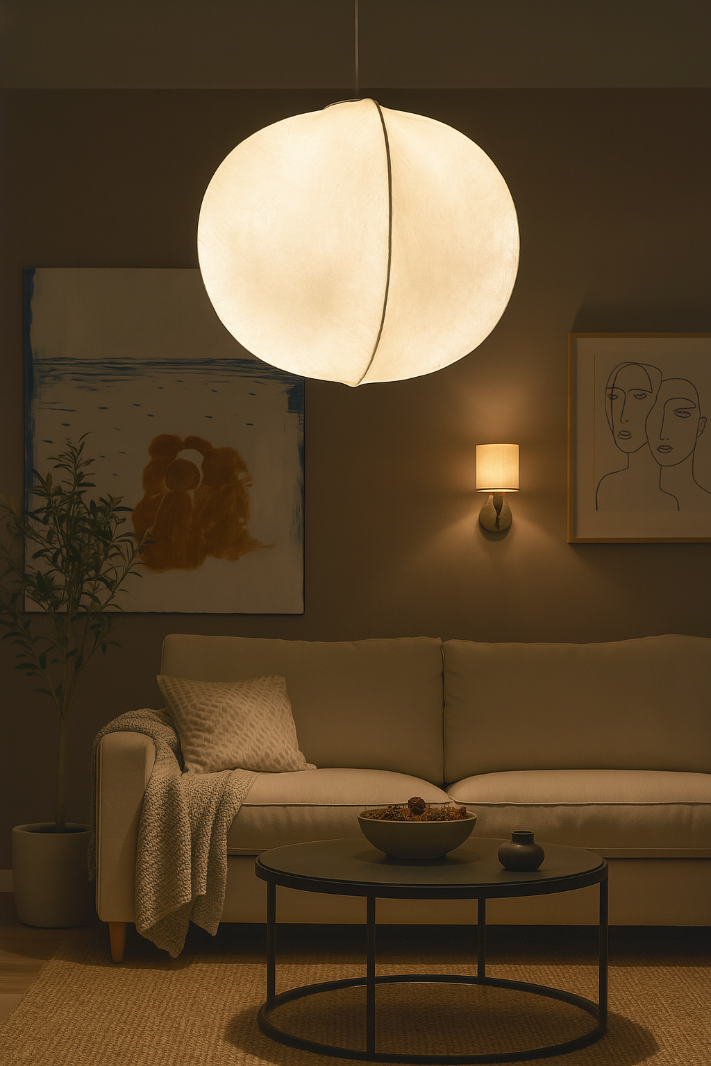 Ito Wabi Sabi Minimalist Japanese Pendant Light