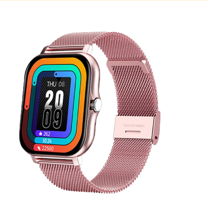 Women's Smart Watch – Elegant Fitness & Notification Watch, Gold, Silver, Black or Pink