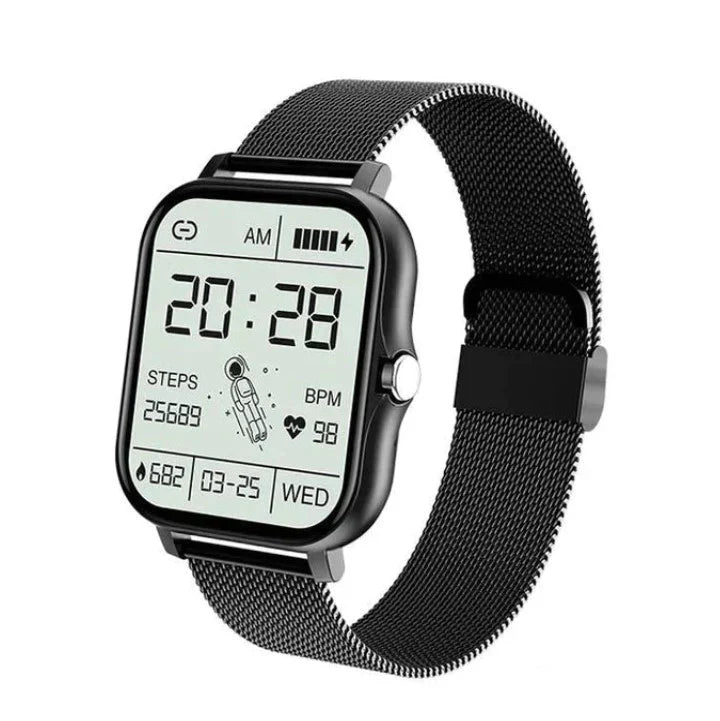 Women's Smart Watch – Elegant Fitness & Notification Watch, Gold, Silver, Black or Pink