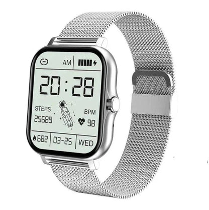 Women's Smart Watch – Elegant Fitness & Notification Watch, Gold, Silver, Black or Pink