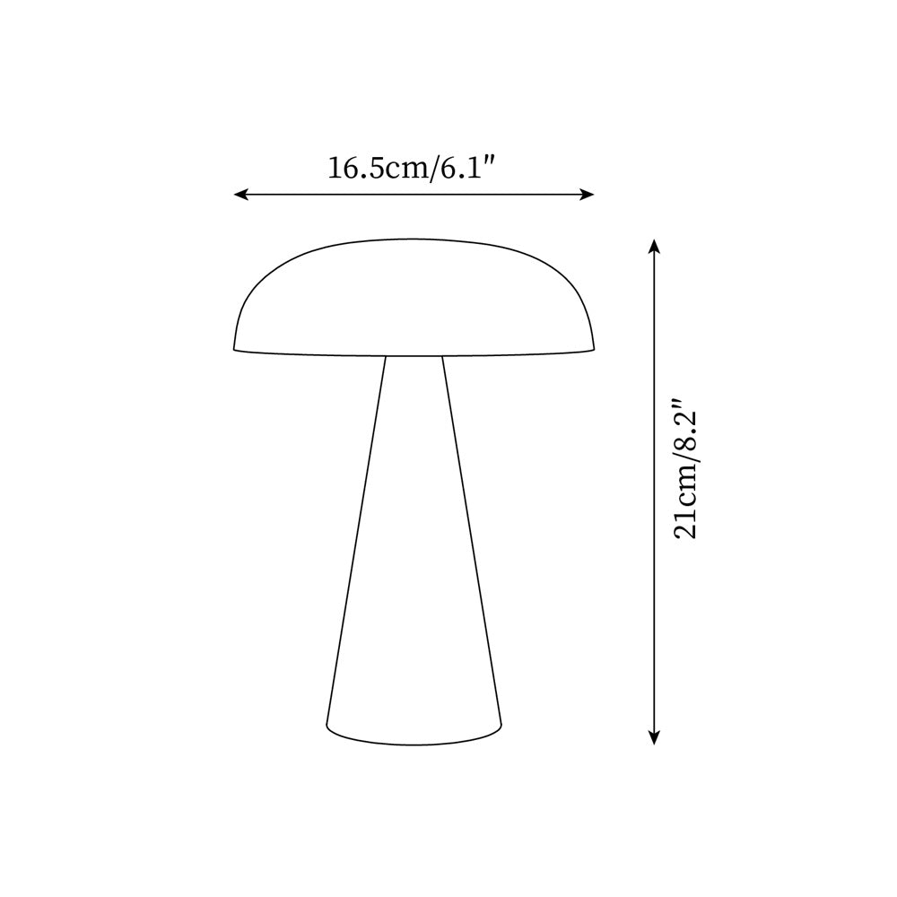 Rechargeable Table Lamp - Minimalist Bedside Light