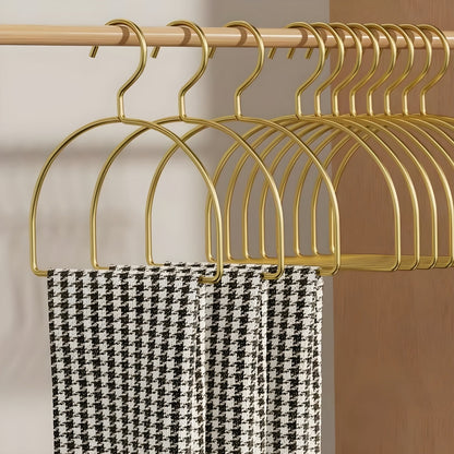 Scarf Hanger – Space-Saving Wardrobe Organiser, Set of 4, Keeps Scarves & Ties Tidy