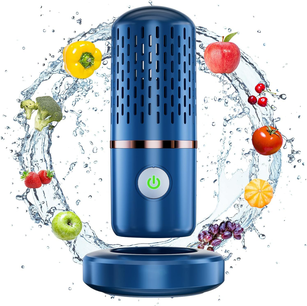 EcoClean | Fruit and Vegetable Washing Machine with Hydroxide Technology | Portable and Cordless for Safe Food Purification
