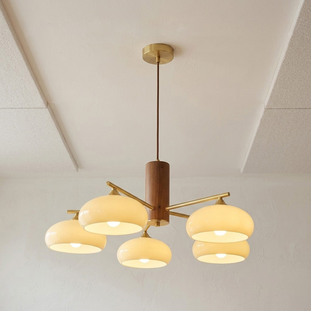 Nova Elliptical Persimmon Chandelier