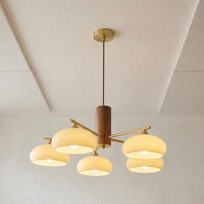 Nova Elliptical Persimmon Chandelier