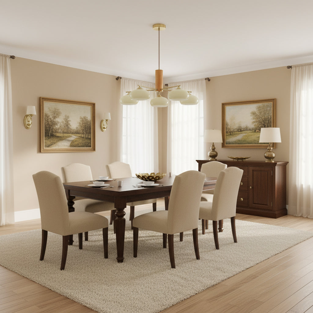 Nova Elliptical Persimmon Chandelier