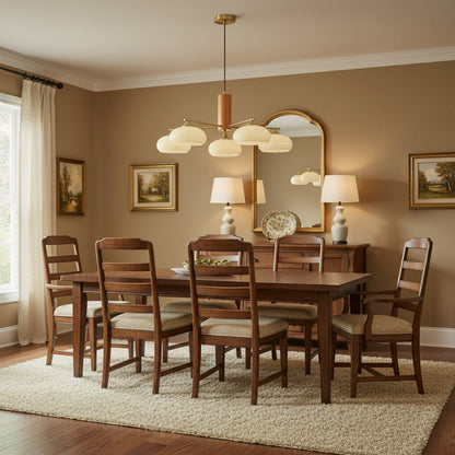 Nova Elliptical Persimmon Chandelier