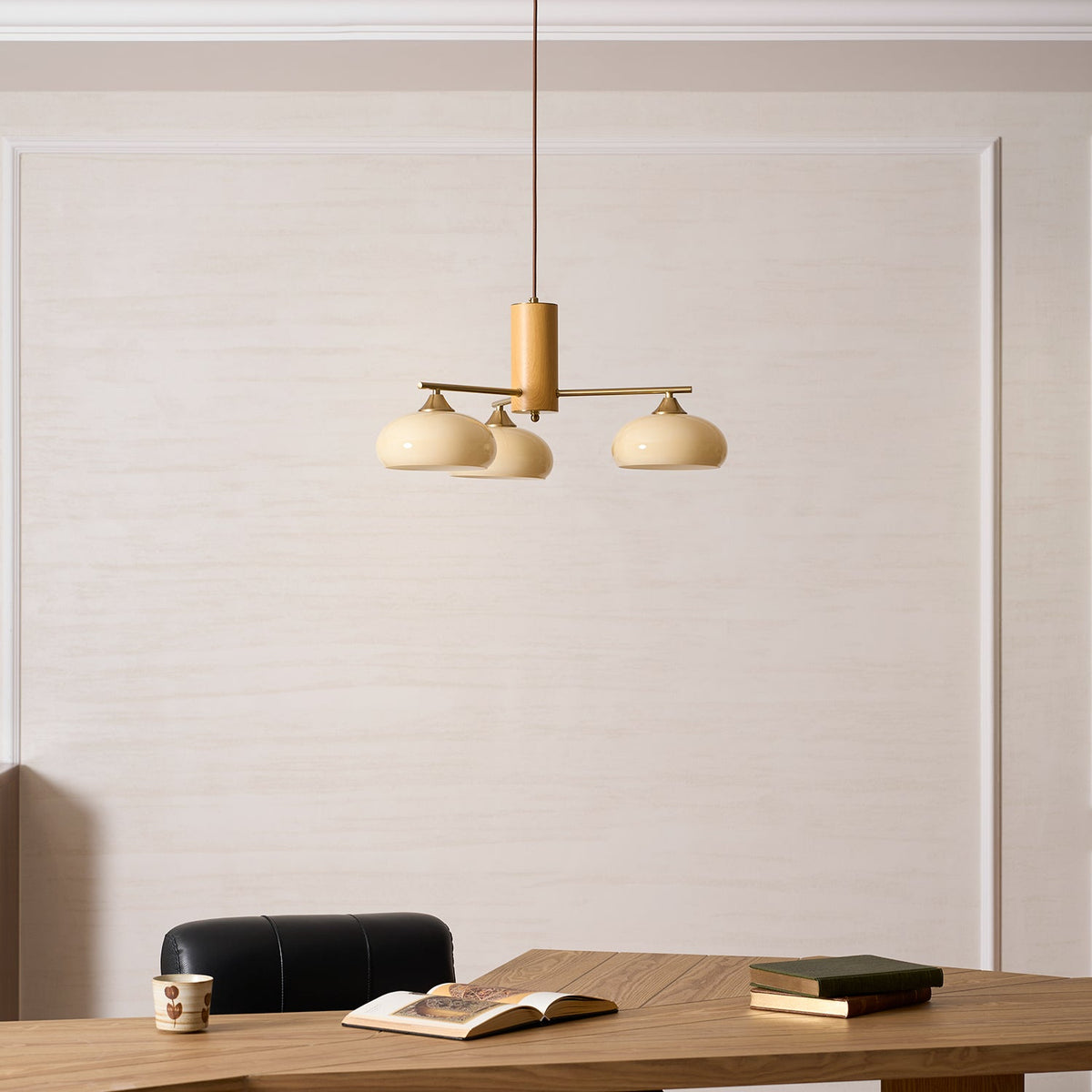 Nova Elliptical Persimmon Chandelier