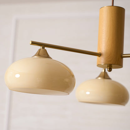 Nova Elliptical Persimmon Chandelier