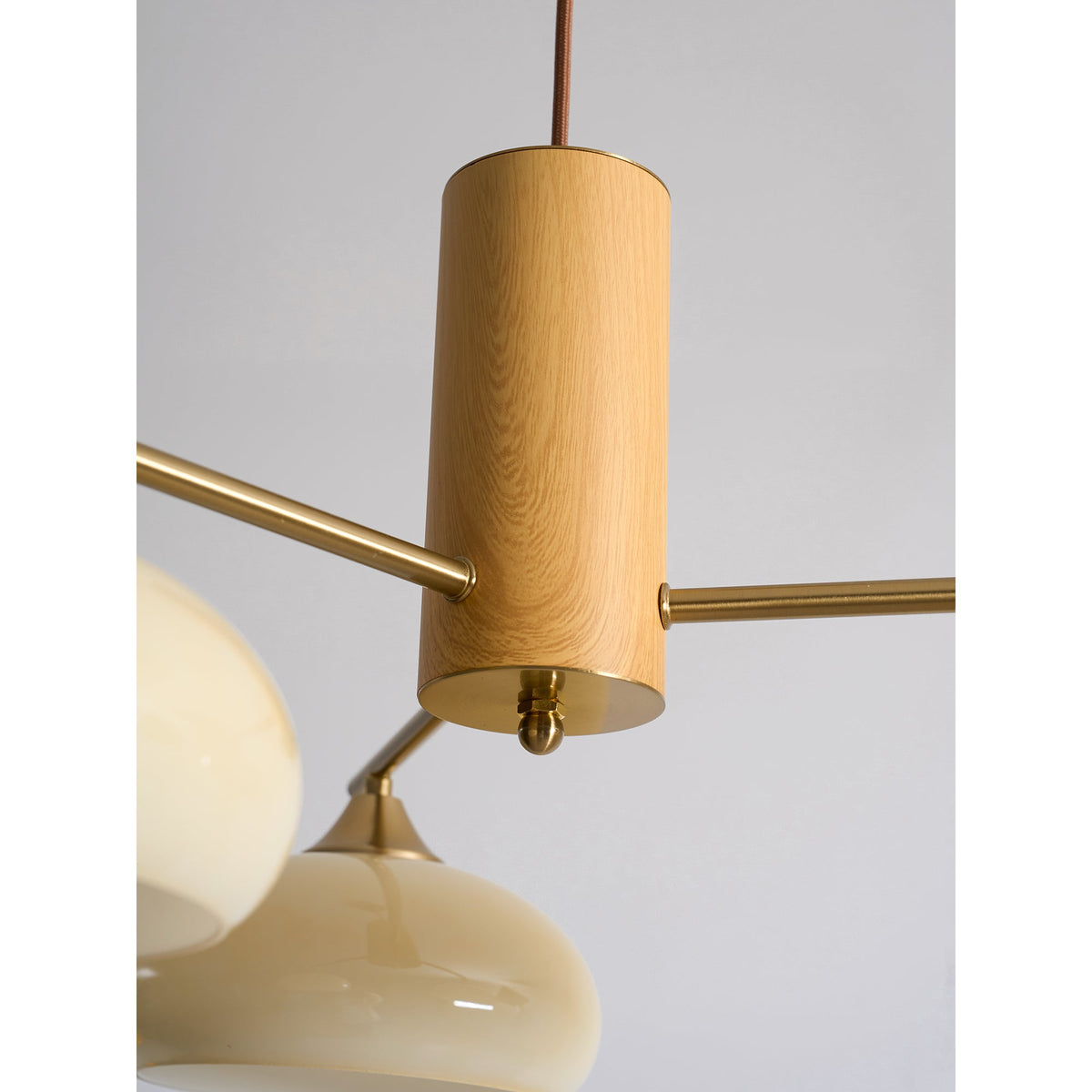 Nova Elliptical Persimmon Chandelier