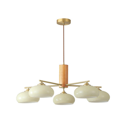 Nova Elliptical Persimmon Chandelier