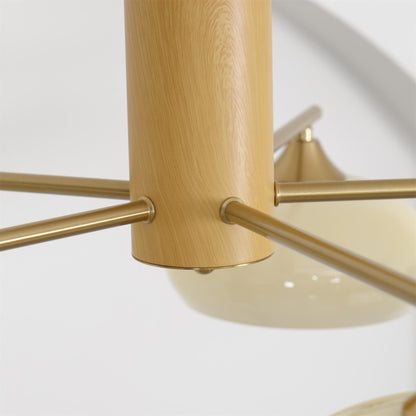 Nova Elliptical Persimmon Chandelier