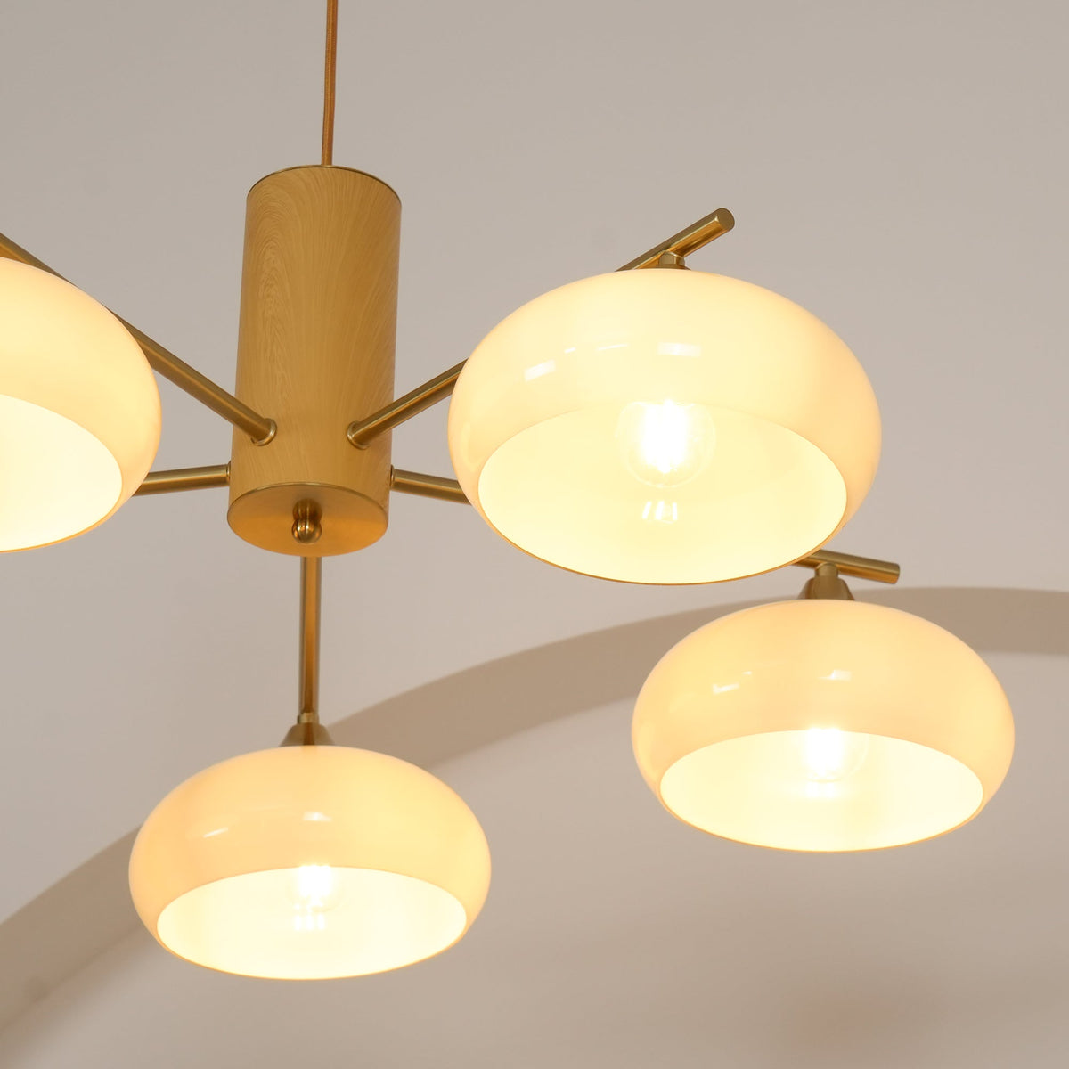 Nova Elliptical Persimmon Chandelier