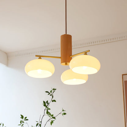 Nova Elliptical Persimmon Chandelier