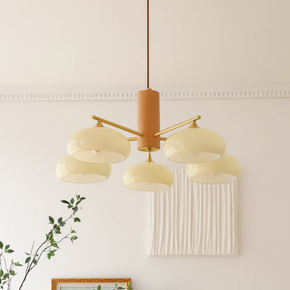 Nova Elliptical Persimmon Chandelier