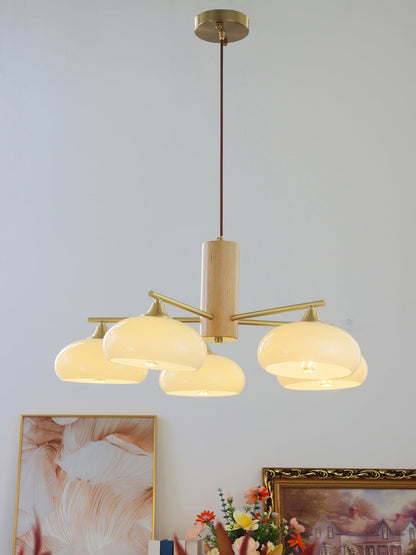 Nova Elliptical Persimmon Chandelier