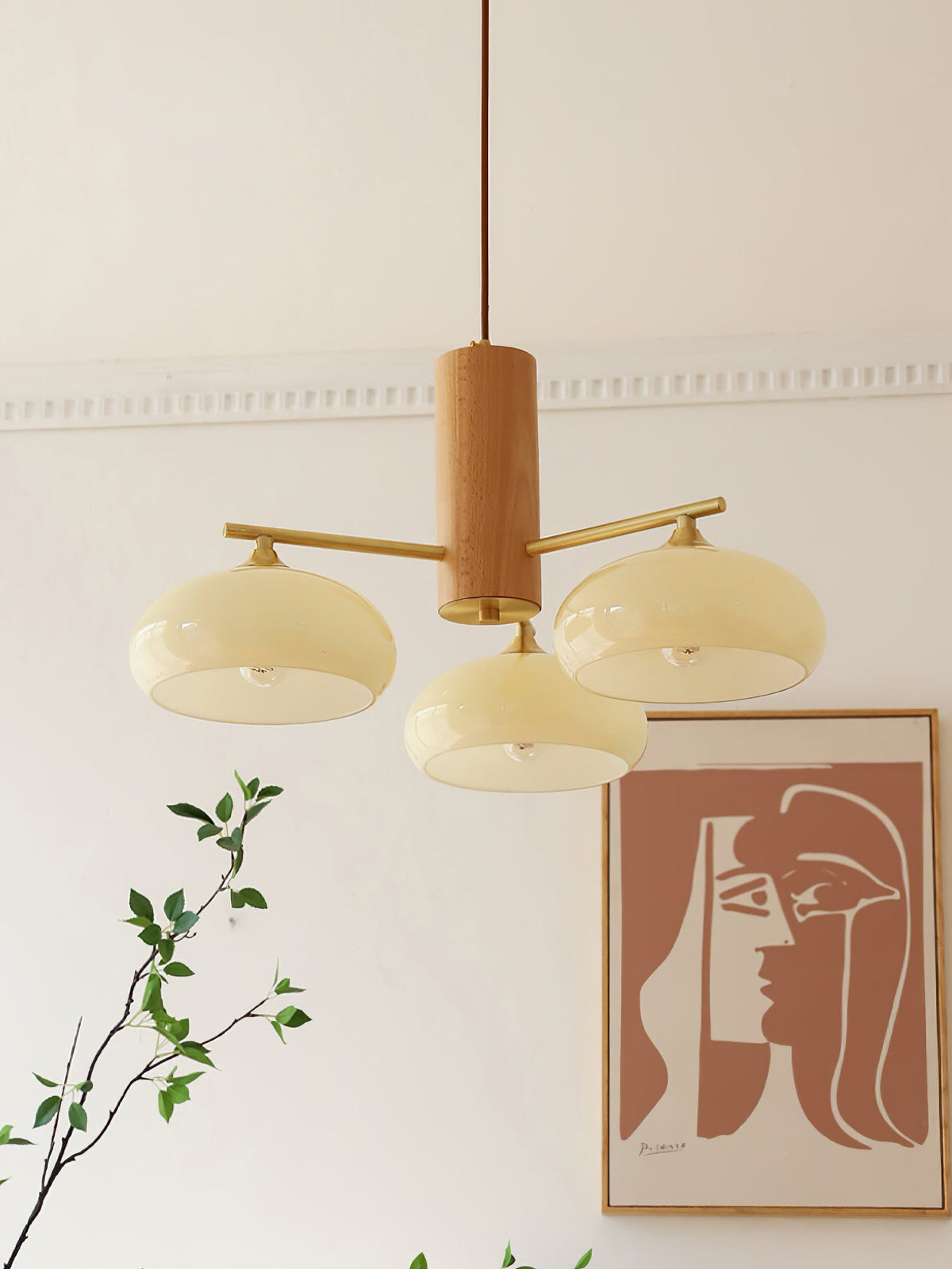 Nova Elliptical Persimmon Chandelier