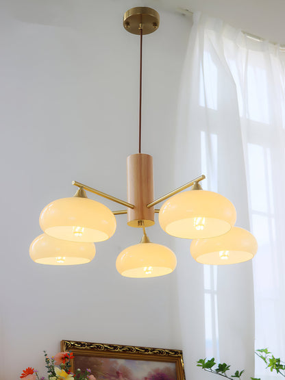 Nova Elliptical Persimmon Chandelier