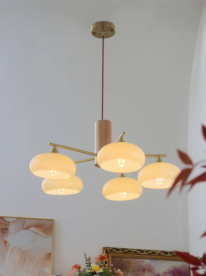 Nova Elliptical Persimmon Chandelier