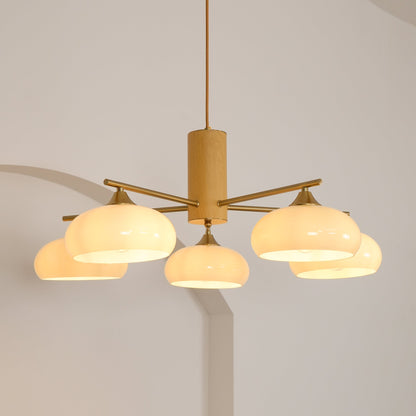 Nova Elliptical Persimmon Chandelier