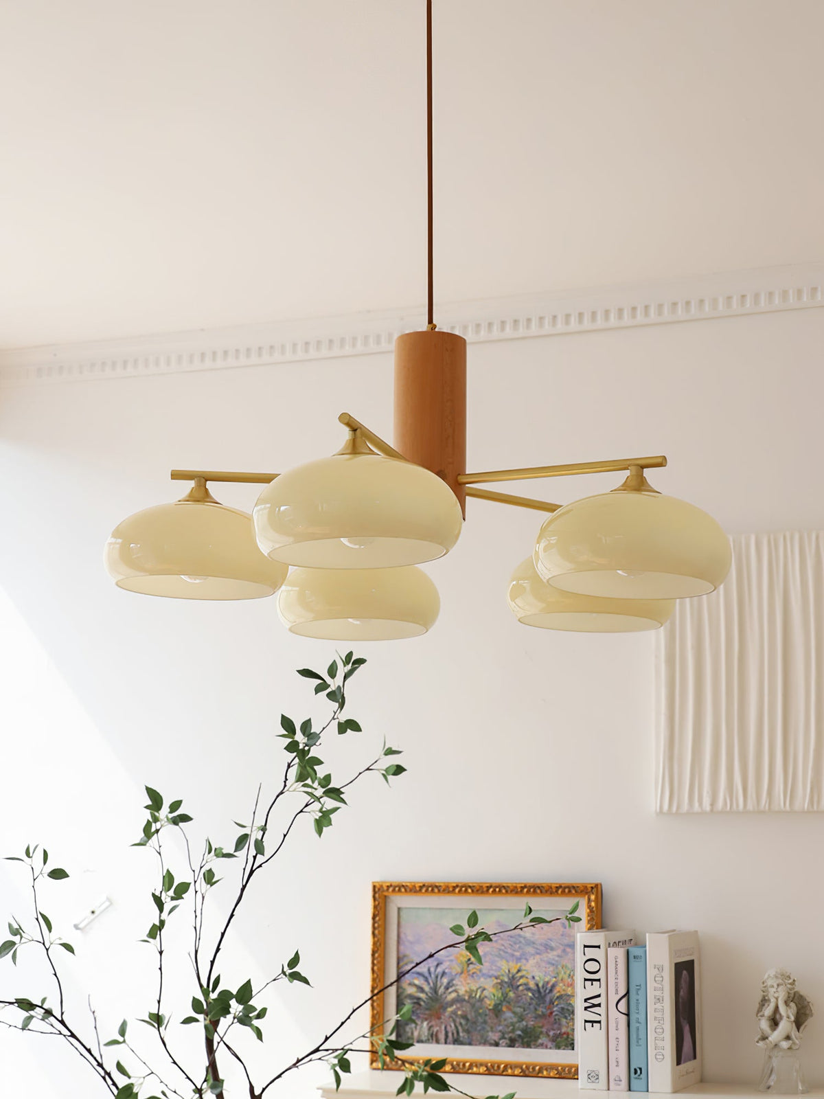 Nova Elliptical Persimmon Chandelier