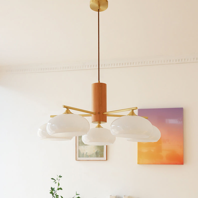 Nova Elliptical Persimmon Chandelier