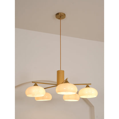 Nova Elliptical Persimmon Chandelier